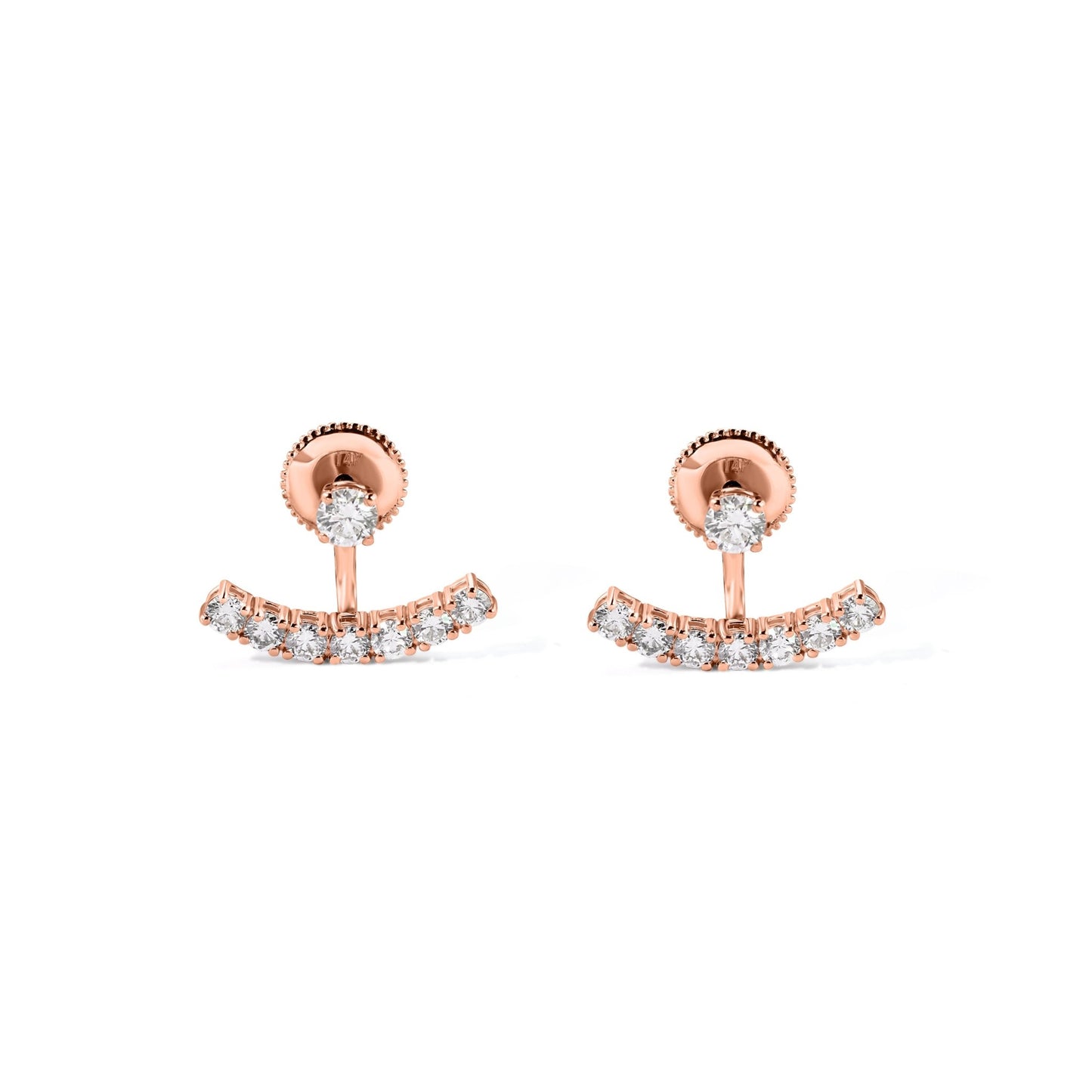 14K Diamond Earrings - My Store