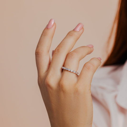 14K Diamond Eternity Band - Ryan Diamonds LA
