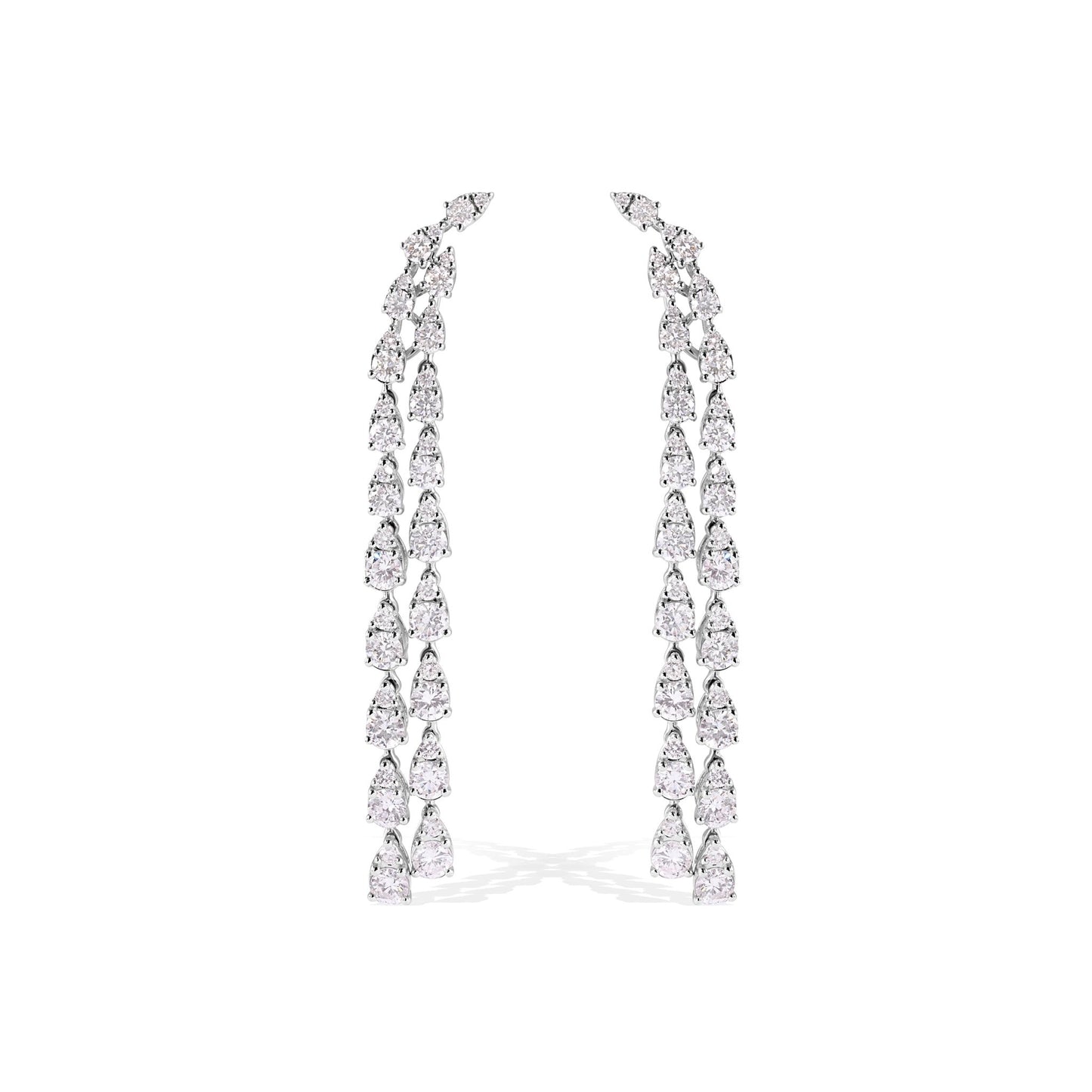 18K Diamond Earrings - My Store