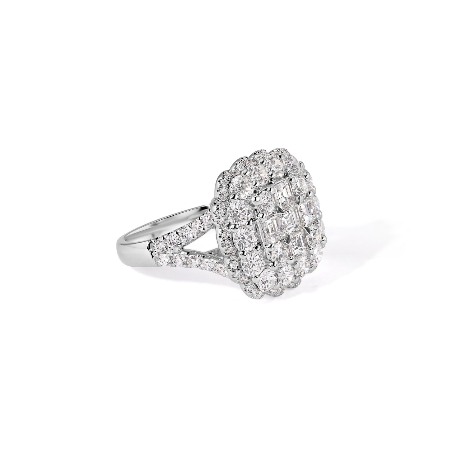 18K Diamond Ladies Ring - Ryan Diamonds LA