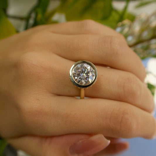 Eterna Solis 14K Gold Bezel - Set Lab - Ryan Diamonds LA