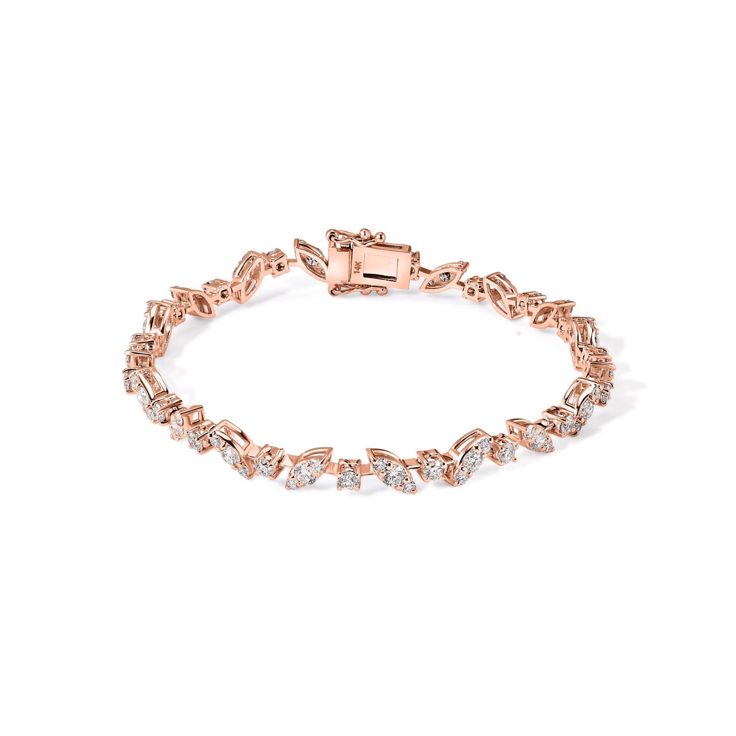 Rose Gold 14K Diamond Bracelet - My Store