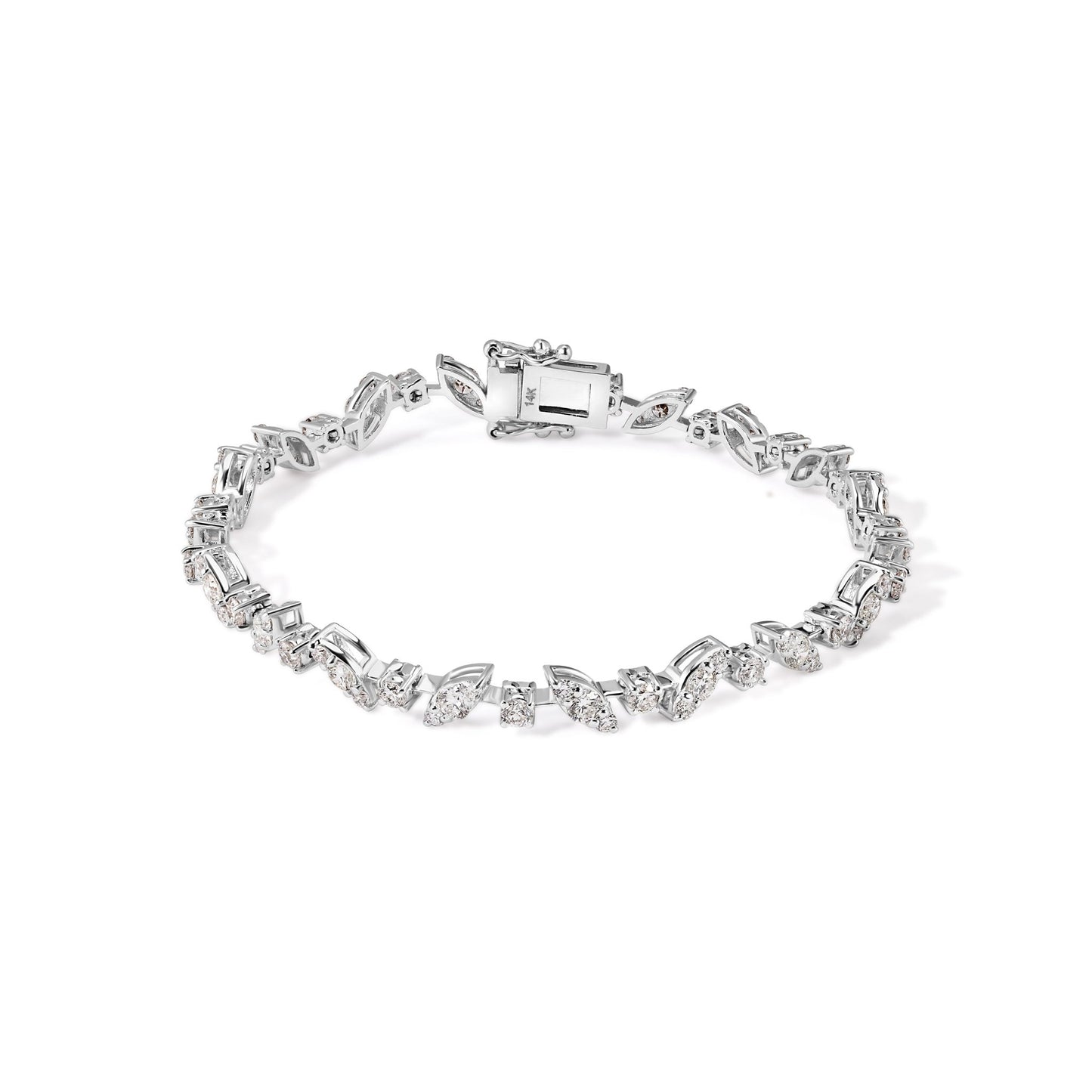 White Gold 14K Diamond Bracelet - My Store
