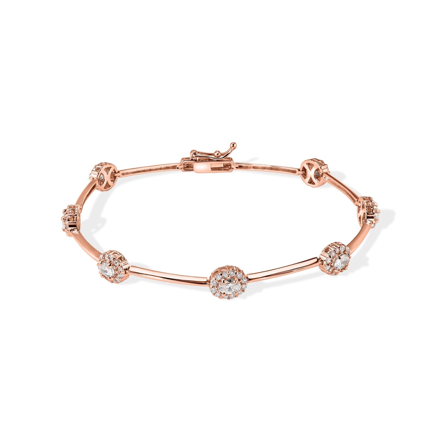 rose gold 14k Diamond Bracelet - My Store