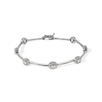 white gold 14k Diamond Bracelet - My Store
