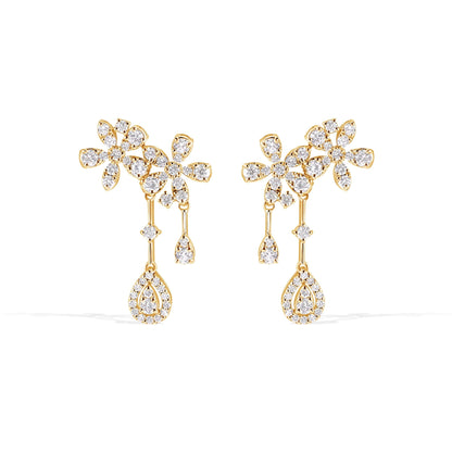 14K Diamond Earrings