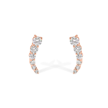 14K Diamond Stud Earrings - My Store