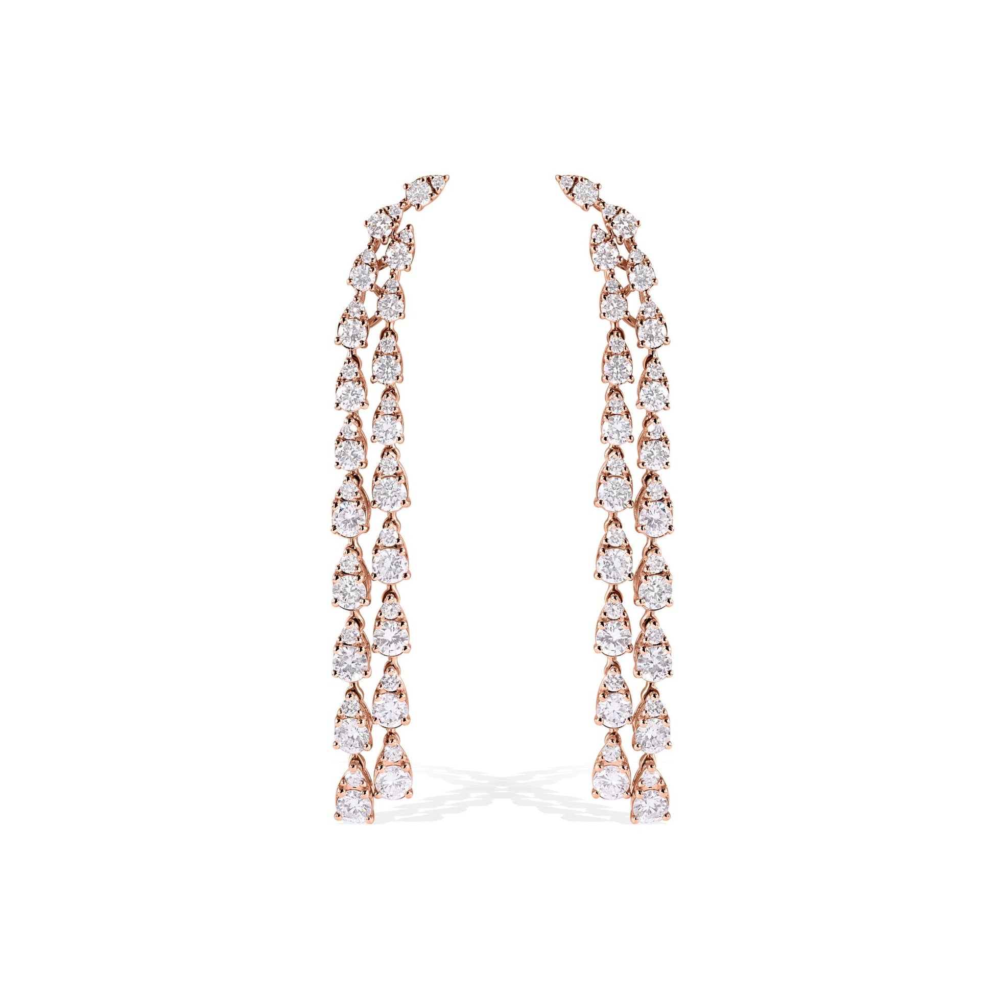 18K Diamond Earrings - My Store