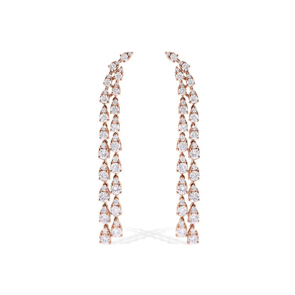 18K Diamond Earrings - My Store