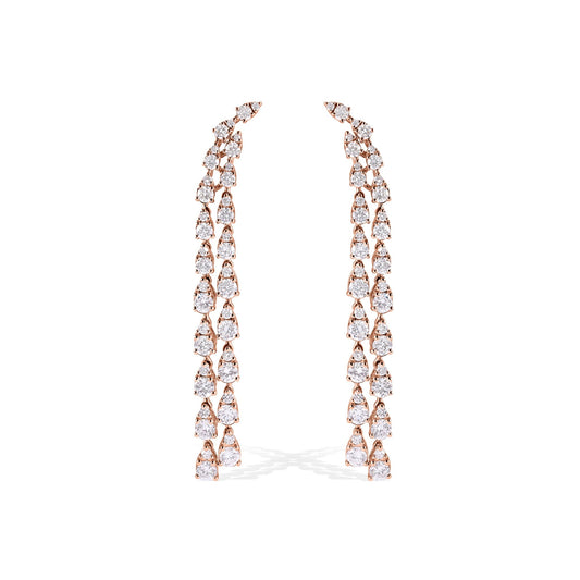 18K Diamond Earrings - My Store