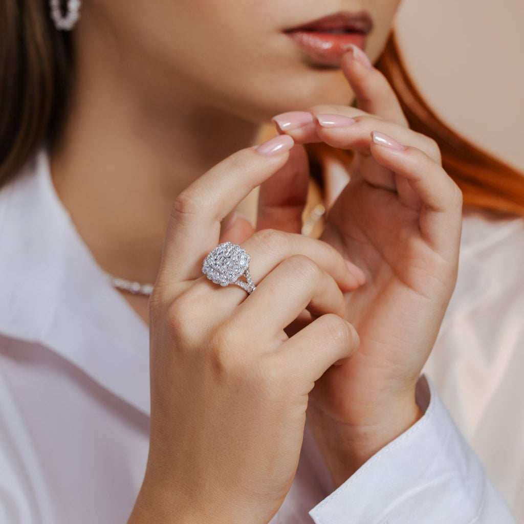 18K Diamond Ladies Ring - Ryan Diamonds LA