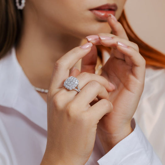 18K Diamond Ladies Ring - Ryan Diamonds LA