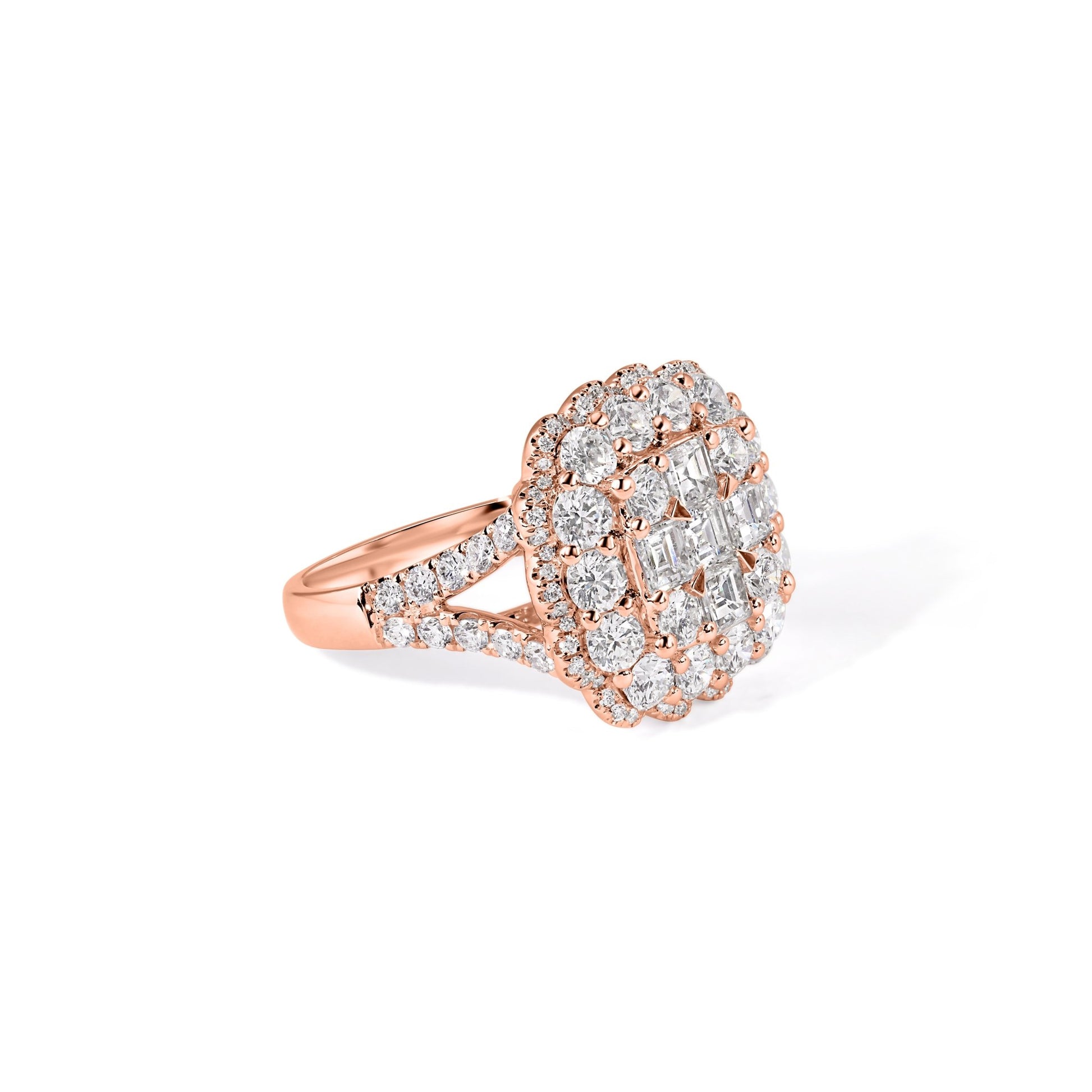 18K Diamond Ladies Ring - Ryan Diamonds LA