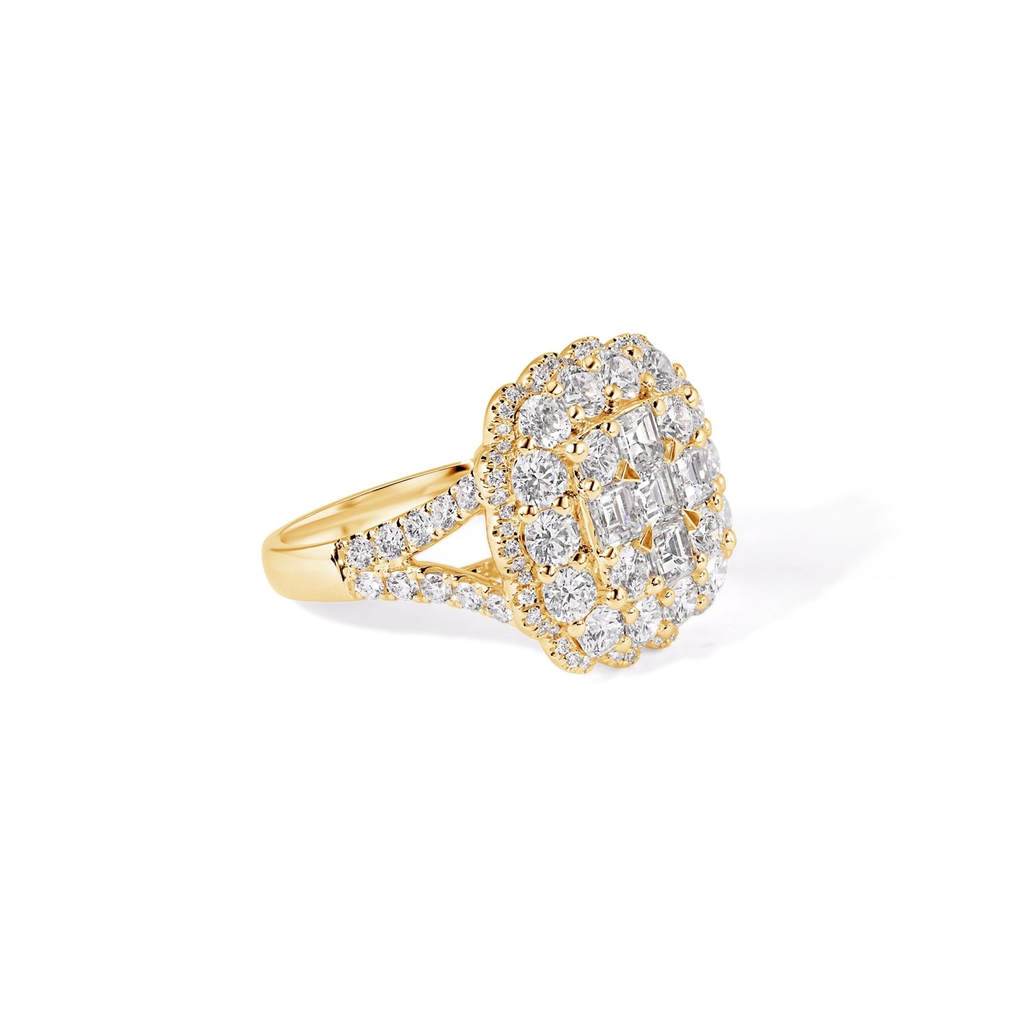 18K Diamond Ladies Ring - Ryan Diamonds LA