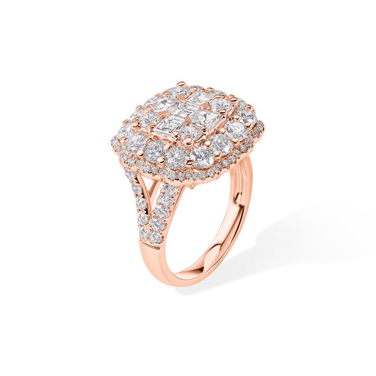 18K Diamond Ladies Ring