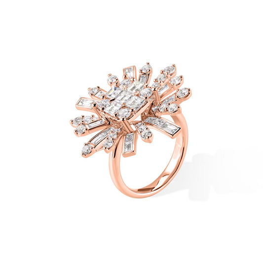 18k Ladies Diamond Ring