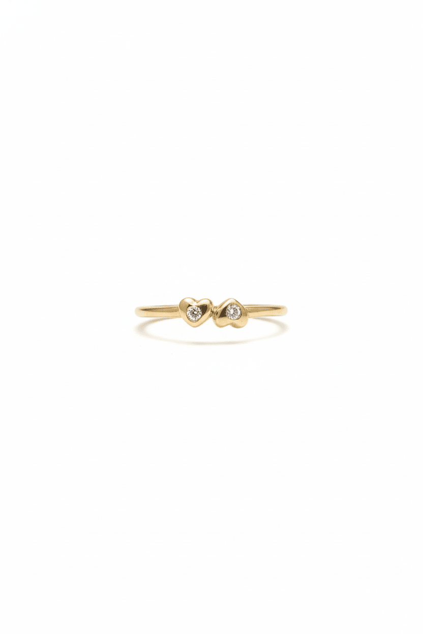 Amare Twin Heart Ring - Ryan Diamonds Inc.