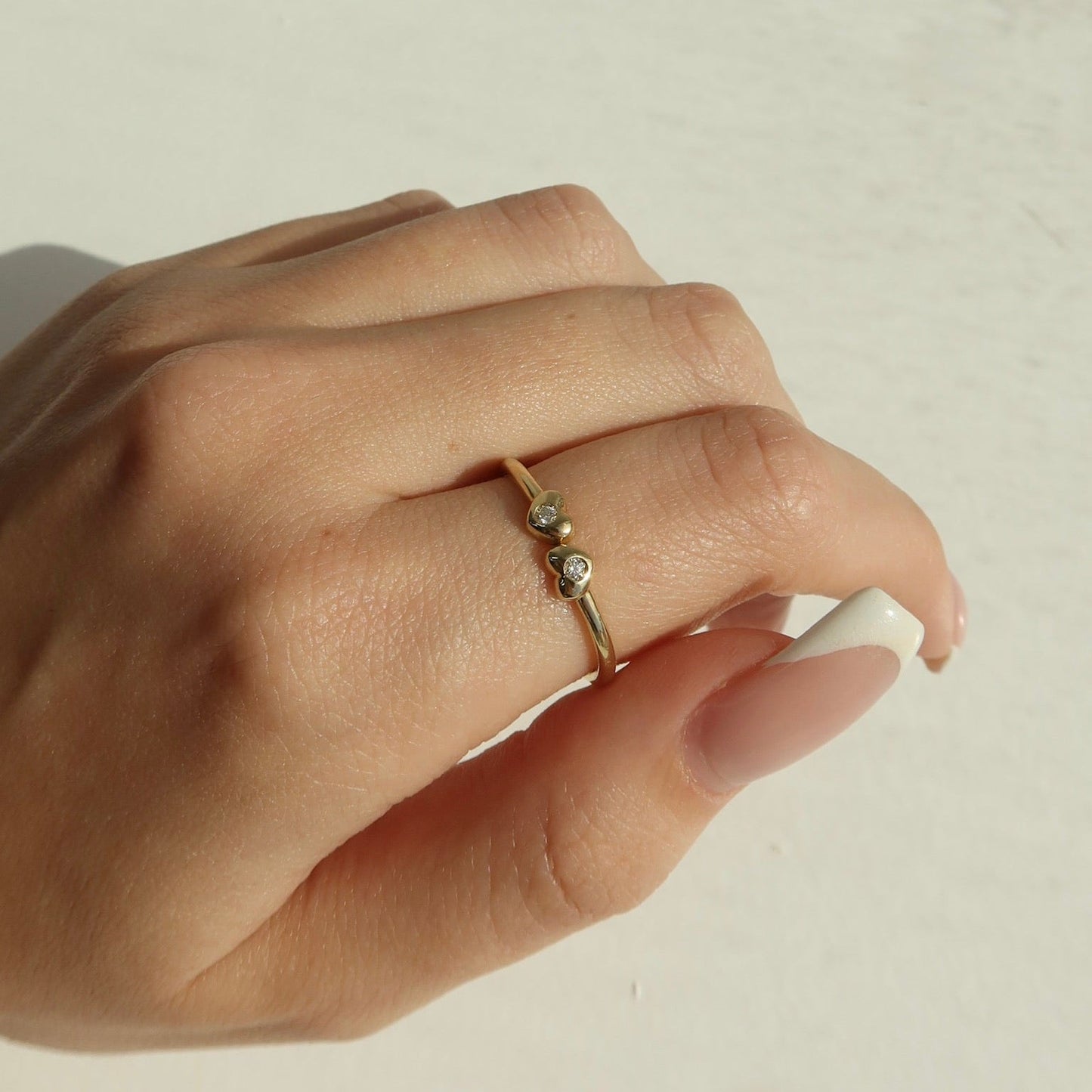 Amare Twin Heart Ring - Ryan Diamonds Inc.