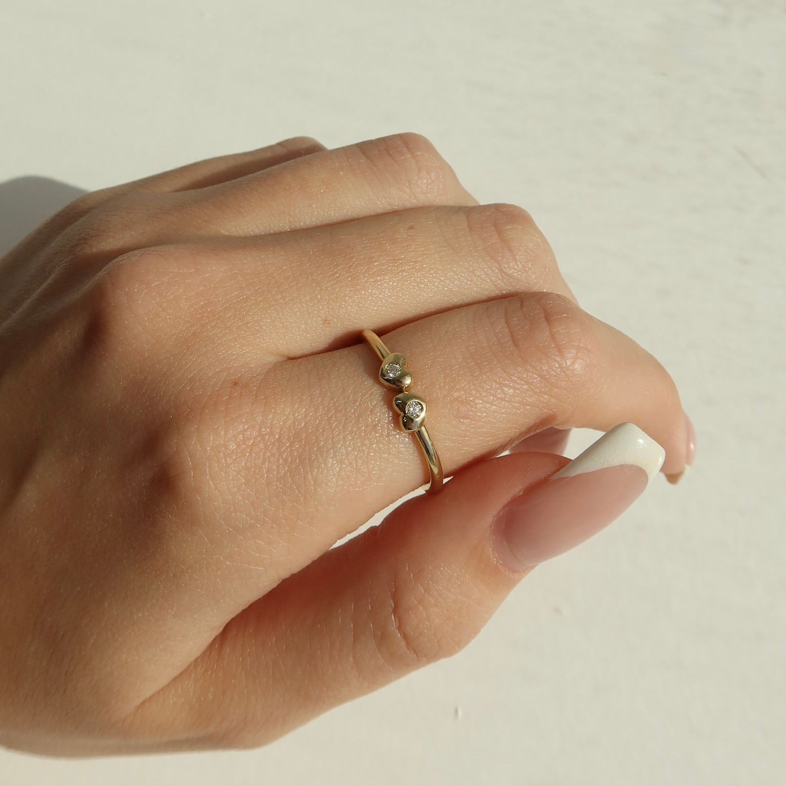 Amare Twin Heart Ring - Ryan Diamonds Inc.