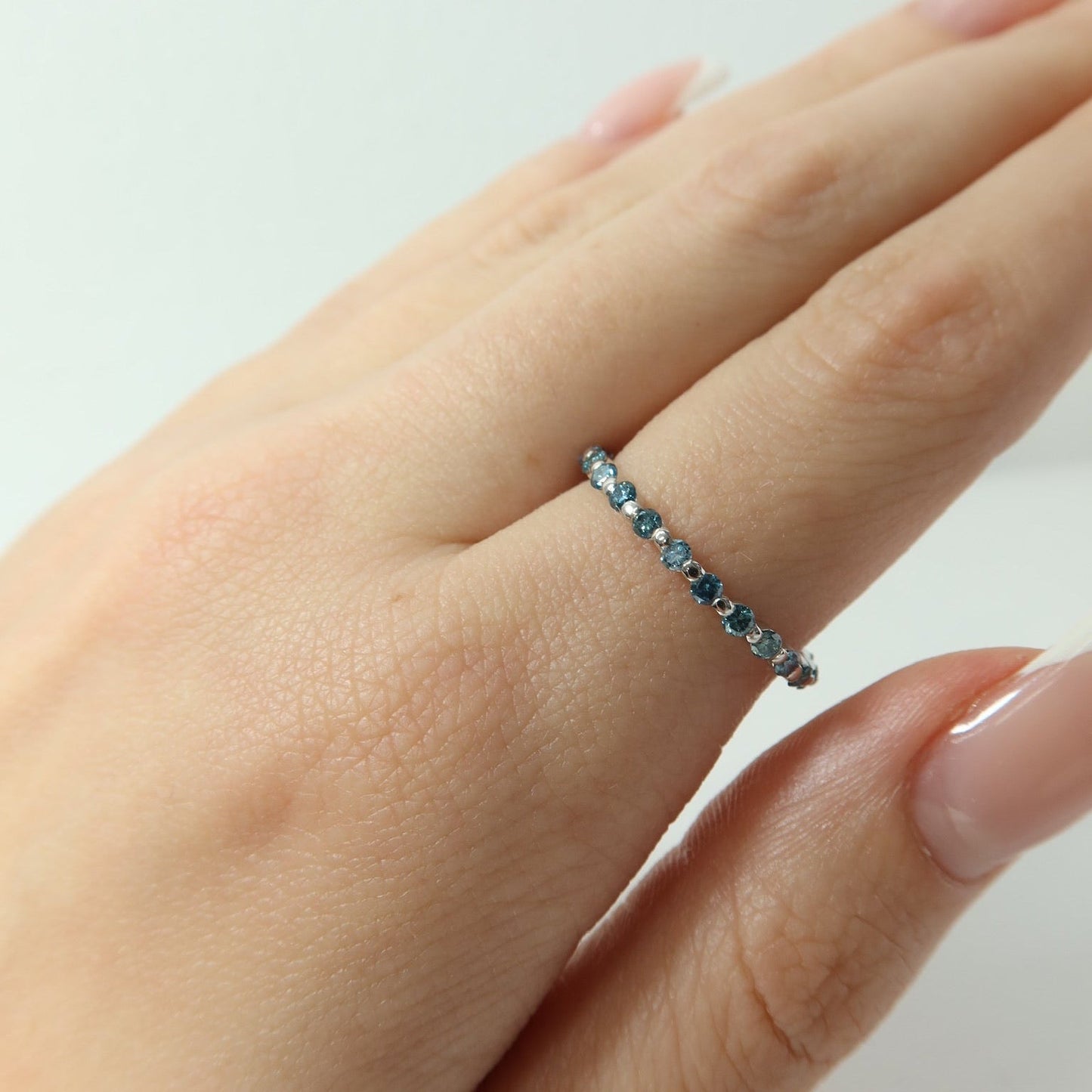 Azure Infinity Band - Ryan Diamonds Inc.