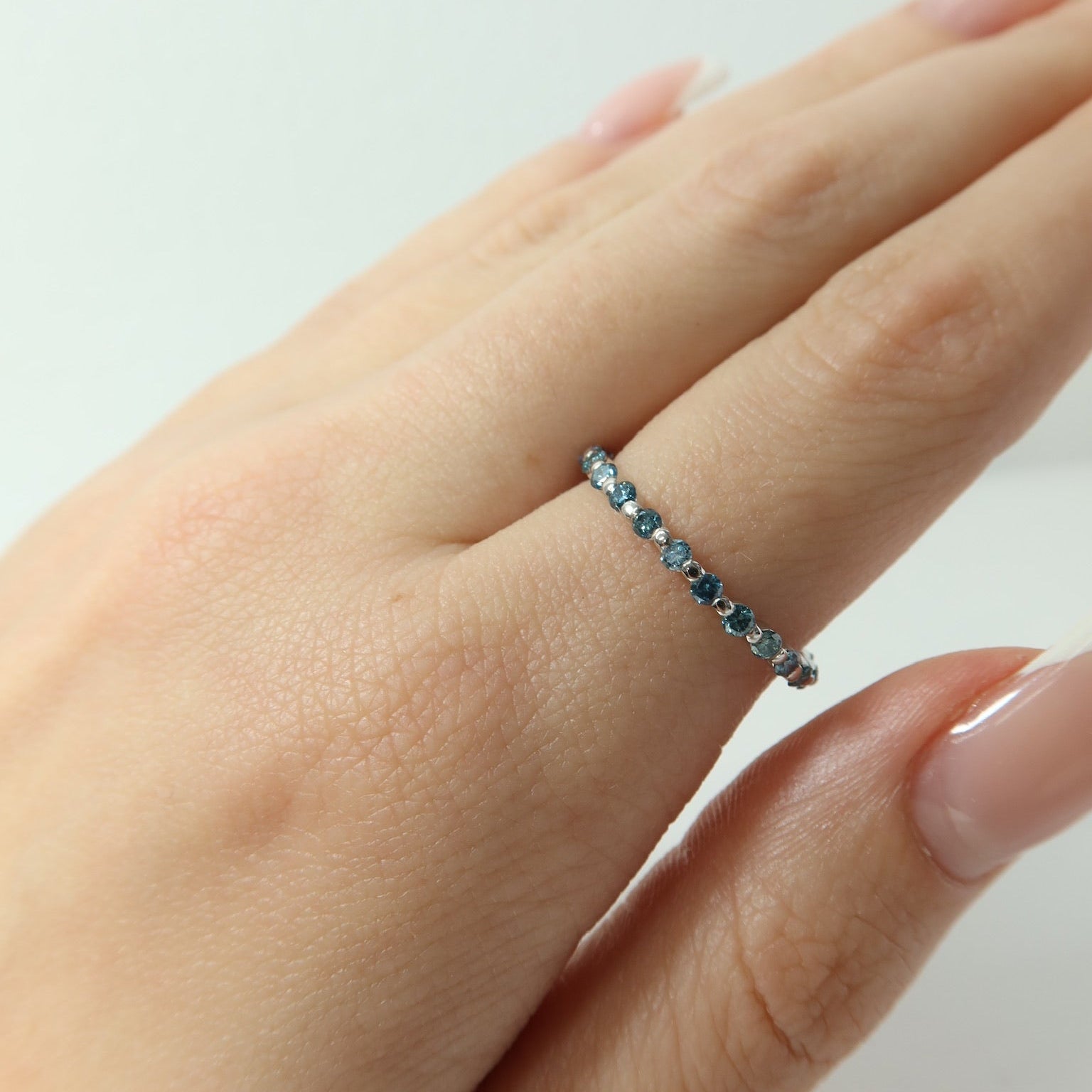 Azure Infinity Band - Ryan Diamonds Inc.