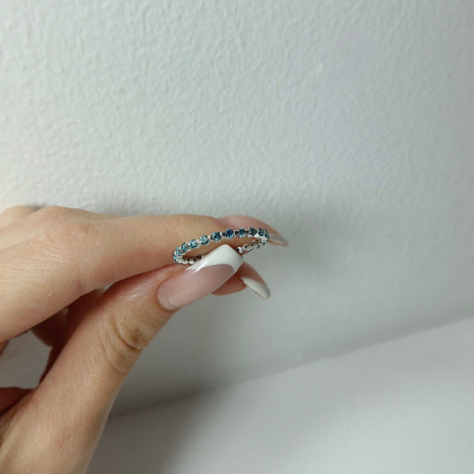 Azure Infinity Band - Ryan Diamonds Inc.