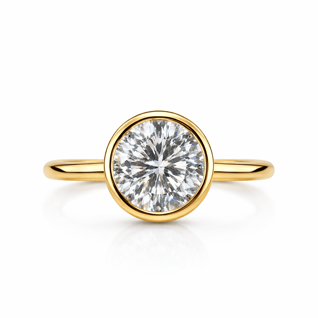 Eterna Solis 14K Gold Bezel - Set Lab - Ryan Diamonds LA