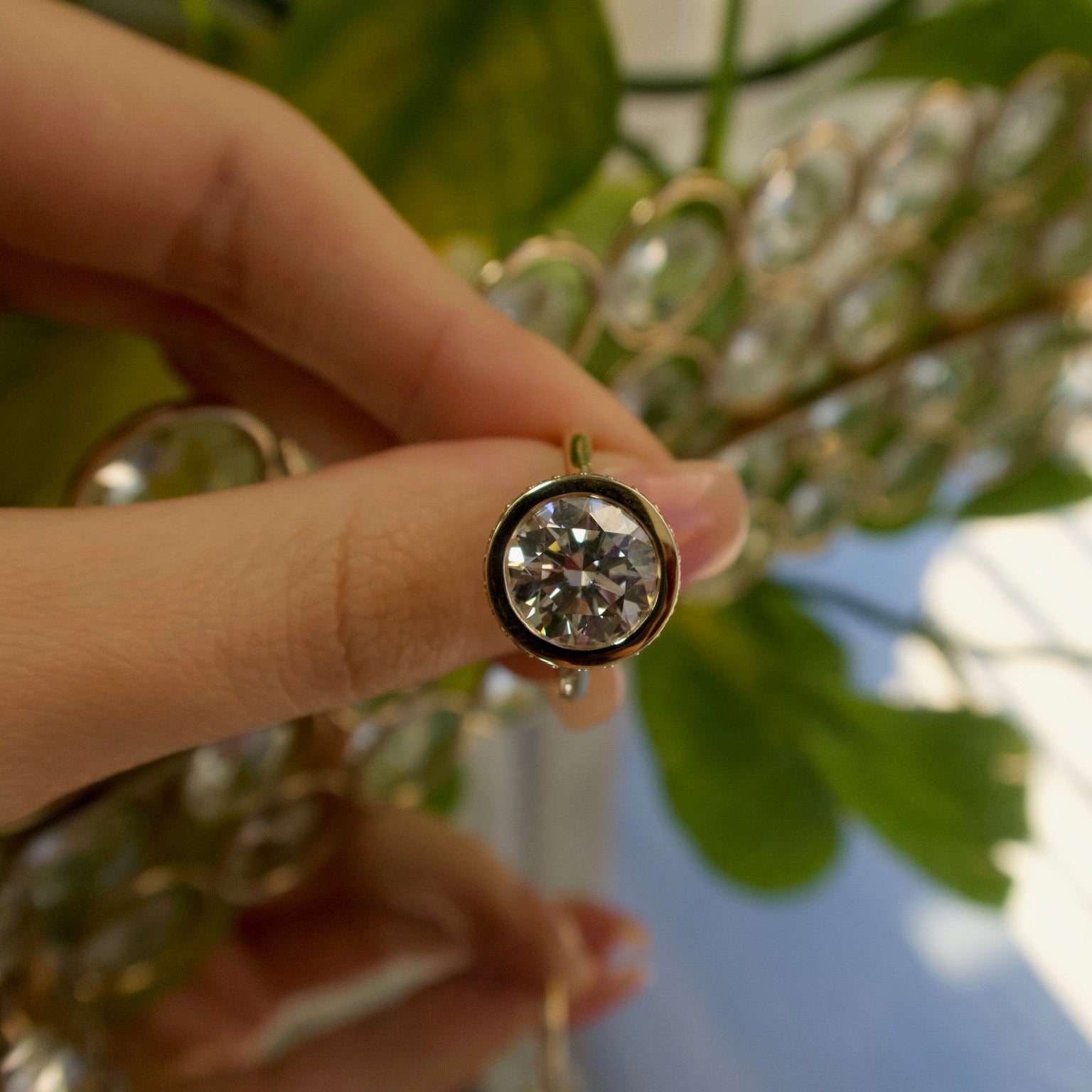 Eterna Solis 14K Gold Bezel - Set Lab - Ryan Diamonds LA