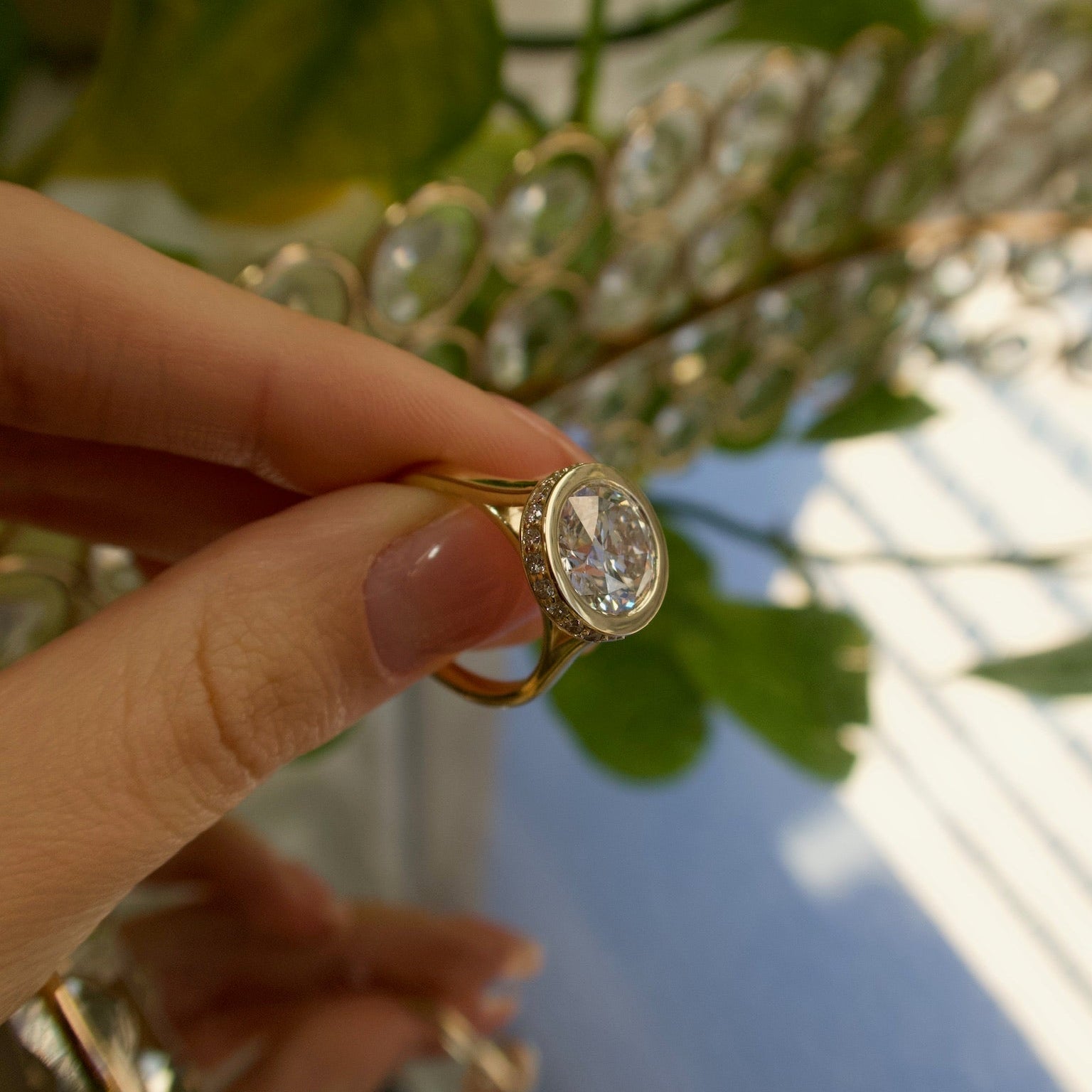 Eterna Solis 14K Gold Bezel - Set Lab - Ryan Diamonds LA