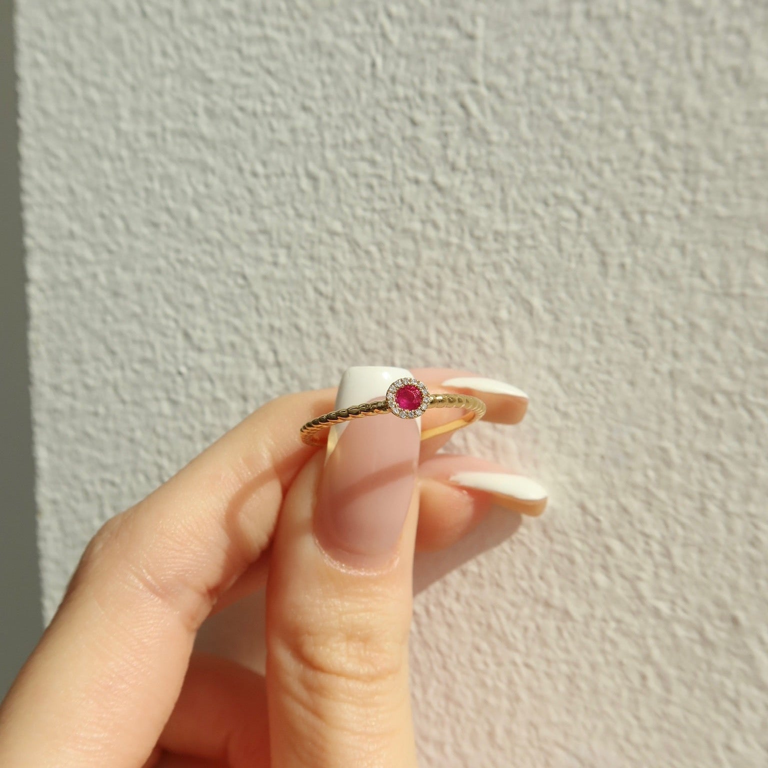 Rosette Twirl Ruby Ring - Ryan Diamonds Inc.