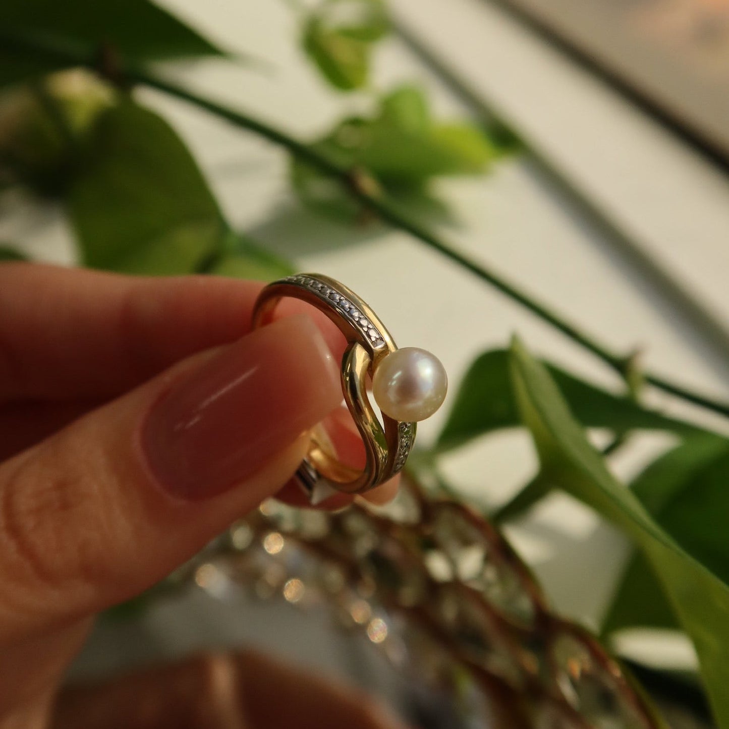 The Aurelia Pearl Ring - Ryan Diamonds LA